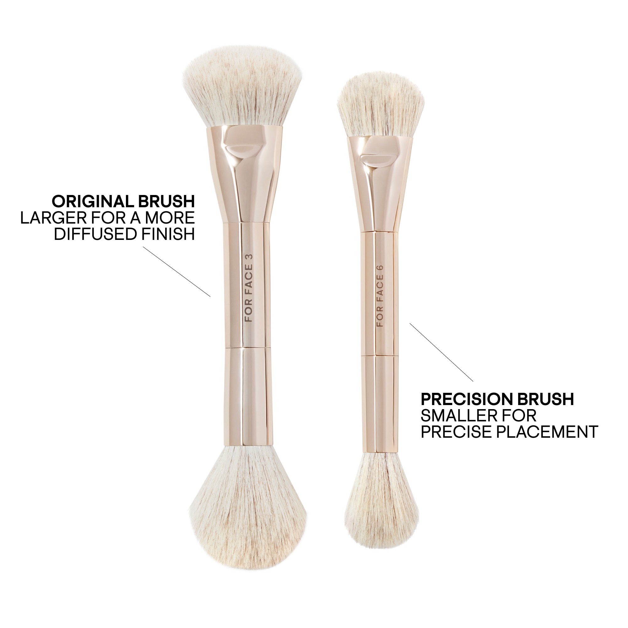 DUAL ENDED BLUSH BRUSH (BROCHA PARA RUBOR)